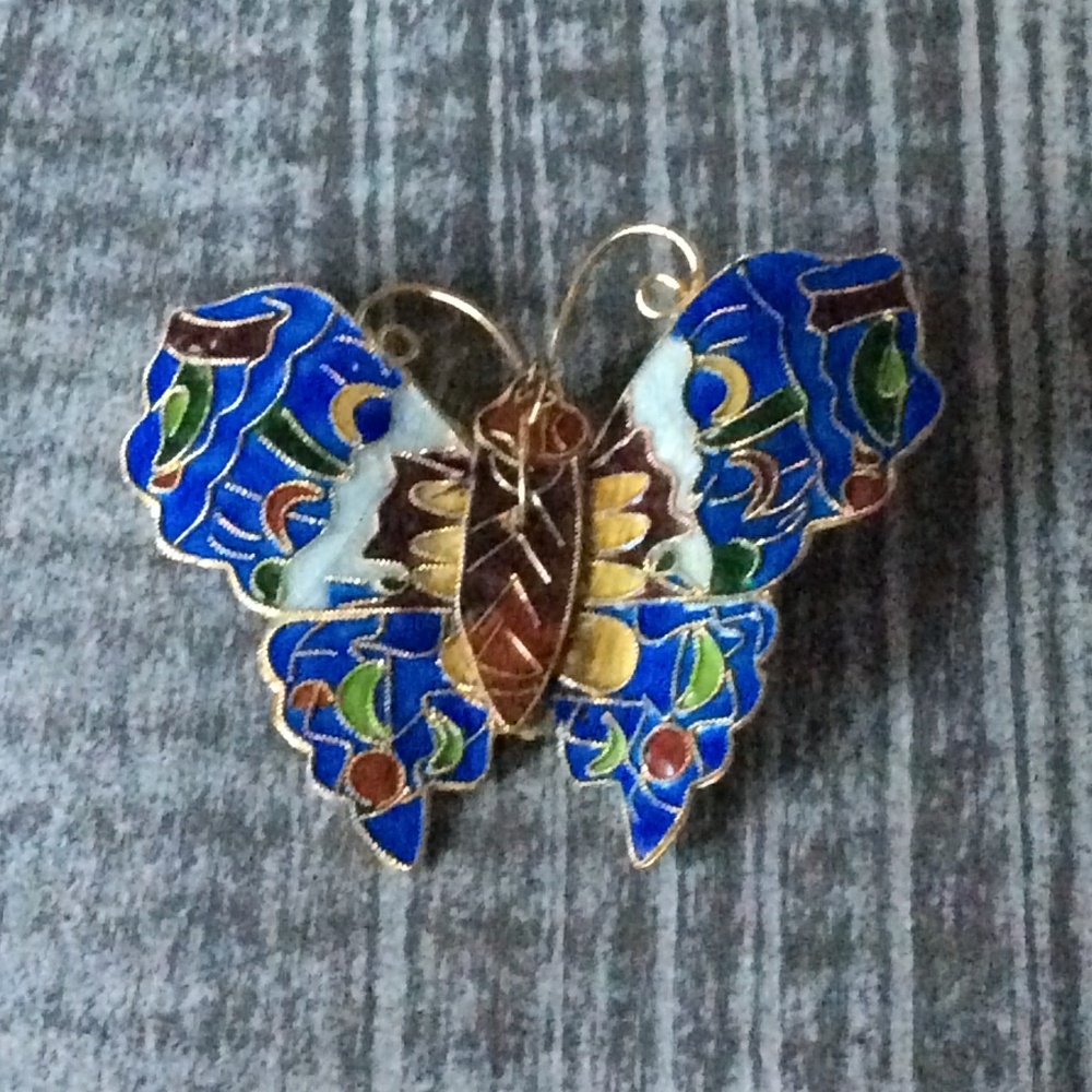 Cloisonne Enamel Butterfly